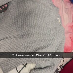Avalanche Gray Women's Crew Neck Sweater